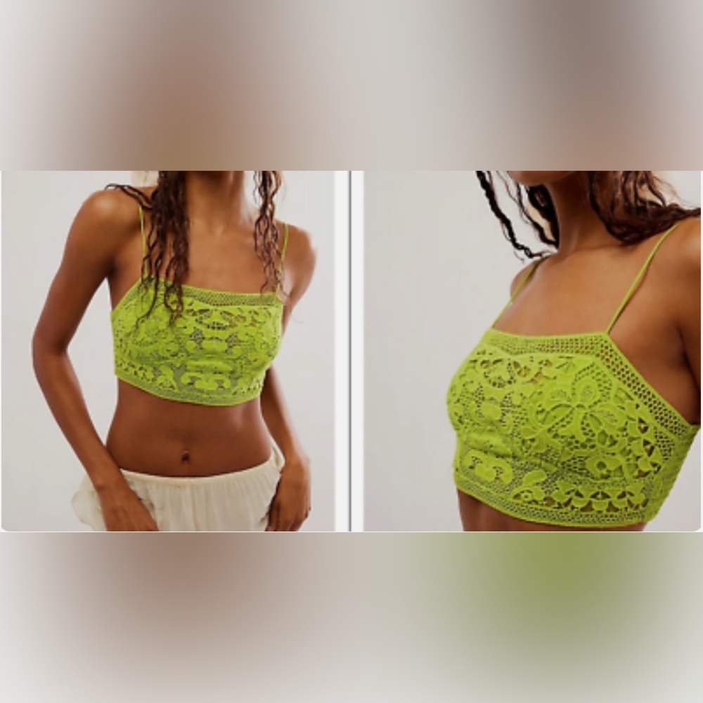 FREE PEOPLE ONE LYRA BRALETTE LARGE BNWT